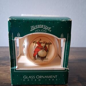 Vintage 1985 Hallmark Fraggle Rock Holiday Ornament with Santa Design